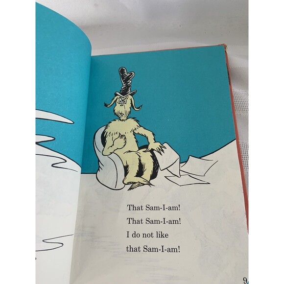 Green Eggs and Ham Dr. Seuss Vintage  1960 Hardcover Grolier Book Club Edition - Picture 6 of 10